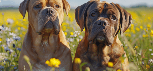 Comparaison entre différentes races de chiens : focus sur le Cane Corso et le Dogue de Bordeaux